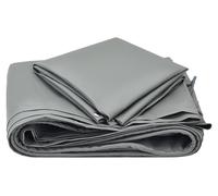 Protège-plancher pour camping-car - Tapis de sol - 7 x 0,5 m - Imperméable - Anti-salissures - Similicuir - Résistant aux rayures - Gris