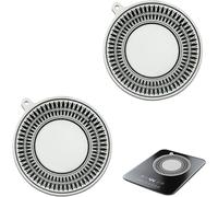 Protège-plaque de cuisson à induction - Tapis de protection pour plaque de cuisson - Protège votre cuisine - Design antidérapant - 22 cm - Noir