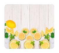 Protège-plaque vitrocéramique Citrons - L. 50 x l. 56 cm - Jaune