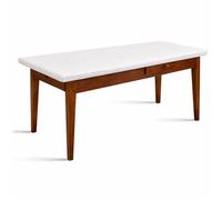 Protège-table rectangulaire élastiqué sous-nappe en molleton imperméable antitache antidérapant antichocs de 145 à 162 cm