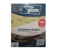 Protège table ROND 1m35 - sous nappe gom élastiqué - housse de table pour table ronde de 1m15 à 1m25