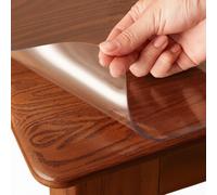 Protège-table transparent, épaisseur 1,5 mm, dimensions 40 x 60 cm, imperméable et résistant aux rayures