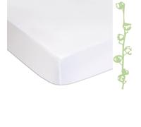 Protèges Matelas, alèses | Couffin, Berceau Bébé | Imperméable & Respirant | Blanc | Marque Easy dort | Certifié Oeko-Tex | Fabriqué en Europe (Coton Bio - 1 Protège Matelas, 90x190)