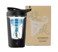 Protéine Shaker Électrique, 450ml Mélangeur de Protéines, Portable Shaker Tasse pour Boissons Protéinées, Shaker Electrique(Noir)