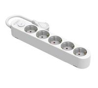 PROTEK PLUS socle électrique multiprise avec 5 prises de Silver Electronics