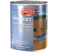 PROTEXT - Saturateur mat tous bois en phase aqueuse - Owatrol Pro - 5 Litres, Miel
