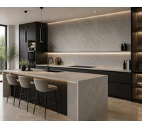 Protocole Home Plaque Murale SPC-202 Pietra Light, Effet Pierre, Finition Mate, 60 cm x 120 cm