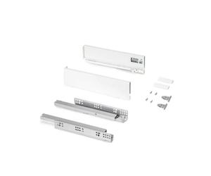 Protone 3280412 Kit tiroir extérieur 93 mm H 350 mm P extraction totale fermeture amortie 30 kg