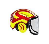 Protos 204002-10-12 Forest Casque de sécurité, Jaune/rouge, Taille unique