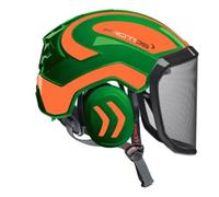 Protos Integral Arborist Casque forestier pour arboristes (vert/orange fluo)