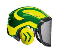 Protos Integral Forest Helm, Couleur:grün/Gelb;Ausstattung:grobes Visier
