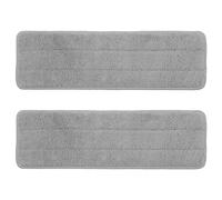 ProTuning PEPPRIG Serpillière en microfibre pour balai plat, gris, 12 x 37 cm