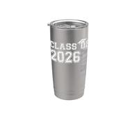 Proud Aunt of A 2026 Graduate Senior 26 Aunt Grad Graduation Gobelet isotherme en acier inoxydable double paroi