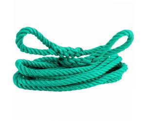 Provence Outillage - Corde de traction 20 mm x 6 m - Boucle - Polypropylène - Vert - 5 tonnes
