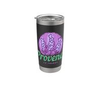 Provence Rétro Lavande Côte d'Azur France Souvenir Vintage Gobelet isotherme en acier inoxydable double paroi