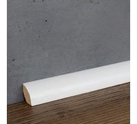 PROVISTON 14 x 14 x 200 mm - Barre à quatre barres - Bois massif - Laqué en blanc - Design sobre - RAL9010.