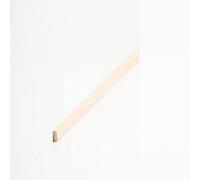 PROVISTON Baguette de recouvrement en bois massif Abachi, 4 x 10 x 2000 mm, à coller, visser et clouer, plinthe par PROVISTON - 2 m - 1 pièce