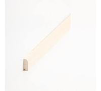 PROVISTON Lot de 5 baguettes de recouvrement en bois massif Abachi, 8 x 22 x 2000 mm, à coller, clips, vis et clous, plinthes
