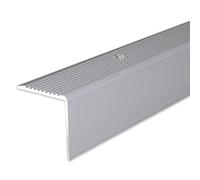 PROVISTON | Nez de marche | Alu anodisé | Couleur Argent | Largeur 30 mm | Hauteur 30 mm | Longueur 1000 mm | Nez de marche à visser | Nez de marche escalier | Cornière alu | 1 pièce
