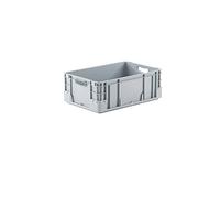 Provost Bac gerbable norme europe poignées ouvertes gris 40L - 60 x 40 x 22cm