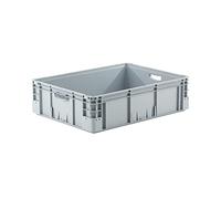 Provost Bac gerbable norme europe poignées ouvertes gris 90L - 80 x 60 x 22cm
