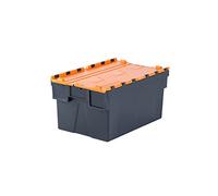 Provost Bac navette gerbable et emboîtable orange 69L - 60 x 40 x 40cm