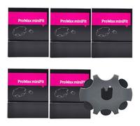 ProWax MiniFit Lot de 5 paquets de 30 filtres à cérumen ProWax MiniFit pour appareils auditifs Oticon, Bernafon et Auditio, 6 outils et 6 filtres