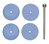 PROXXON 2228294 - Set 10 pulidores elásticos silicona planos 22 mm