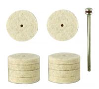 Proxxon Proxxon Disques en feutre, 22 mm, 10 pièces + 1 support Quantité:10