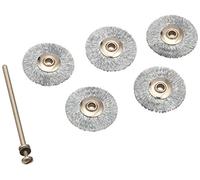 Proxxon 2228952 – Jeu de brosses pour roue en acier 22 mm – 5 pièces