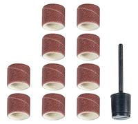 PROXXON 2228980 - Set 10 Papier de Verre cylindrique + Tige g. 150 Bleu Marine