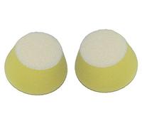 Proxxon Éponge de polissage conique Ø 50 mm – moyenne (jaune) – 2 pièces