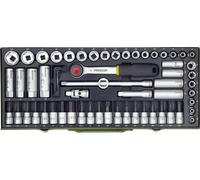 PROXXON 23112 - Jeu de clés à tube, mixte, 3/8", 65 pièces
