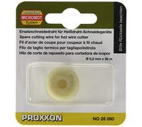 Proxxon 28080 Bobine de Fil de Coupe de Rechange, Blanc, 30 m x 0,2 mm