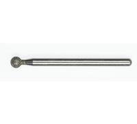 Proxxon 28226 Lot de 2 tiges de ponçage diamantées en forme de boule (diamètre de la tête 4,4 mm, diamètre de la tige 2,35 mm, matériau en acier inoxydable, 2 pièces, stylo à meuler diamantée)