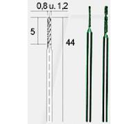 Proxxon Foret hélicoïdal diamanté 255 28 - 2 pièces 0,8 et 1,2 mm