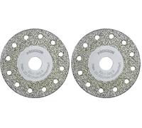 Proxxon 28557 Disque à tronçonner et à profiler, diamanté, diamètre 50 x 2,1 x 9,6 mm, pour meuleuse d'angle à col long LHW et LHW/A (Lot de 2)
