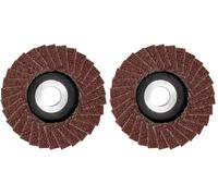 Proxxon 28591 Ponceuse à lamelles en corindon grain 240 Ø 50 mm Alésage Ø 10 mm pour LWS LHW LHW/A (Lot de 2)
