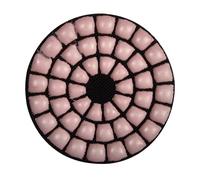 Proxxon 28658 Lot de 3 tampons de ponçage et de polissage diamantés K 200 Ø 50 mm pour polisseuse d'angle WP/E et WP/A