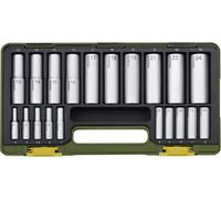 Proxxon Bit set 1/2 (12.5 mm), 1/4 (6.3 mm) 20-piece 23292