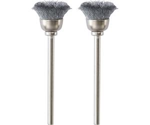 PROXXON Brosses en Acier de Forme Ronde, Ø 13 mm - 2 pièces