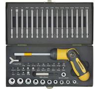 Proxxon Industrial 23104 Jeu d'embouts 54 pièces 6 pans intérieurs (TX), 6 pans