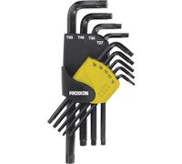 Proxxon – Jeu de clés mâles coudées Torx Industrial, 6 pans intérieurs T8–T50, 9 pièces