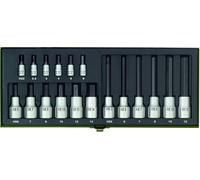 Proxxon Industrial Bit set 1/4 (6.3 mm), 1/2 (12.5 mm) 18-piece 23 100