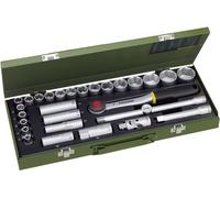 Proxxon Industrial Jeu de clés à douille métrique 1/2\ (12.5 mm) 29 pièces 23000