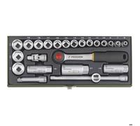 Proxxon Industrial Jeu de clés à douille métrique 3/8 (10 mm) 24 pièces 23110
