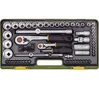 Proxxon Industrial Super-set Jeu de clés à douille en pouces 1/4\ (6.3 mm), 1/2\ (12.5 mm) 65 pièces 23294