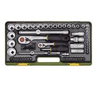 Proxxon Industrial Super-set Jeu de clés à douille en pouces 1/4 (6.3 mm), 1/2