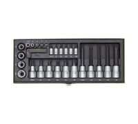 Proxxon Bit set 1/2 (12.5 mm), 1/4 (6.3 mm) 29-piece 23103