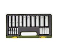 Proxxon Jeu de douilles longues Proxxon, 1/4" + 1/2" (20 pcs.) Quantité:1